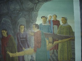 Una sua opera pittorica che trovasi nella Cripta della Chiesa di S.Nicola