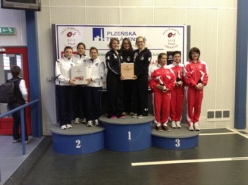 Podio ragazze Plzen