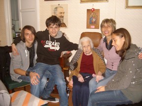 La N.D. Anna Rosati con i nipoti